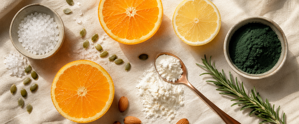 THE RAVA LAB, ingredientes naturales de la fórmula de colágeno marino hidrolizado